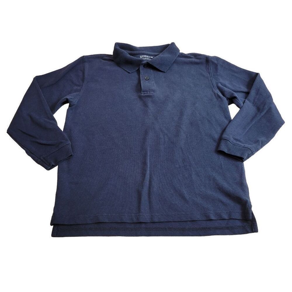 George Navy school uniform longsleeve shirt M8